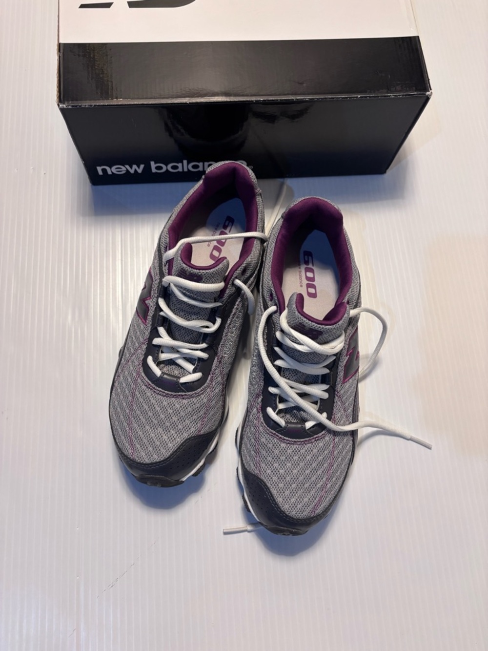 New in box-New Balance Gray and Purple Women's Athletic Sneakers
